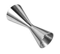 SECFOU 1pièce Doseur Cocktail Inoxydable Double Tasse à Mesurer Précise et Stable pour Bar et Maison Multi-usage pour Alcool et Cocktails
