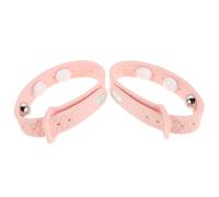 SECFOU 2 Pièces Bracelet D'acupression Anti-nausées de Voyage en Silicone Rose