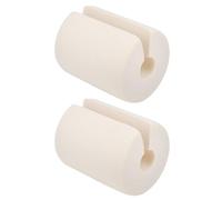 SECFOU 2 Pièces carte de sécurité dehors cale de butée de porte serrures protège-doigts pour charnières de portes changer accessoire de porte garde de pincement de porte n° matériel Beige