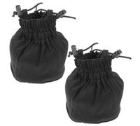SECFOU 2 Pièces Diffuseur Portable et Éliminant les Marques de Serviette en Toile pour Cheveux Bouclés et Ondulés pour Coiffure et Voyage