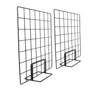 SECFOU 2 pièces Présentoir Murale Grille Métallique Support Panneau Filaire pour Photos Bijoux Décoration Maison Moderne