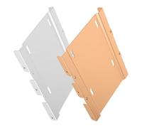 SECFOU 2 Pièces Support de Disque Dur boîtier de Disque Dur Support de Montage sur Panneau arrière du Panneau arrière Alliage d'aluminium