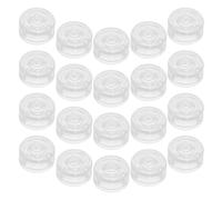SECFOU 20 Capuchons de Pédale pour Guitare Électrique en Plastique Transparent, Protection Solide pour Boutons D'effet, Compatibles et Portables pour Musiciens