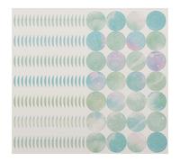 SECFOU 20 feuilles Autocollants Renforts de Trou Autoadhésifs pour Papier à Mobiles Protection et Réparation Compatible Bureautique et Scolaire Design Délicat