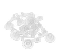 SECFOU 20pcs Embouts Réutilisables pour Bouée en Plastique Buse à Coussin d'air pour Fête Estivale, Valves Rapides et Étanches pour Anneaux Gonflables et Matelas