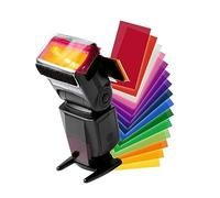 SECFOU 2ensemble Filtre De Gel Couleurs pour Flash De Caméra Kit pour Photographie Professionnelle Et Effets Lumineux