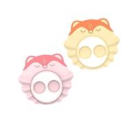 SECFOU 2pièces Bonnet De Shampooing Réglable Pour Garçon Fille Casquette De Et Lavage De Cheveux Imperméable Design Cartoon Pour Bains Et Coupes De Cheveux Lot
