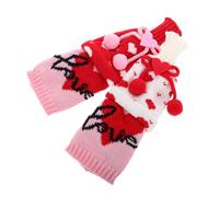 SECFOU 2pièces Housses De Bouteille De Vin pour Saint-Valentin Décorations Élégantes Et Charmantes pour Mariage Et Fêtes De Sweaters Tricot pour Bouteilles Standard