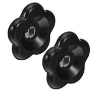 SECFOU 2pièces Poignée Vanne Extérieure Noire Bakélite pour Robinet Jardin Volant Lot de Remplacements pour Poignée Valve Tuyau