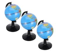 SECFOU 3 Pièces Globe Terrestre Éducatif 3d Interactif en Version Chinoise avec Base, Matériau Abs et Pvc, pour Bureau D'étude à Domicile, pour Garçon et Filles et Étudiants
