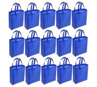 SECFOU 30pièces Sacoches Non-tissé Reutilisables avec Poignées pour Courses De Magasinage Pratiques Et Légers Coloris pour Événements Achats Quotidiens