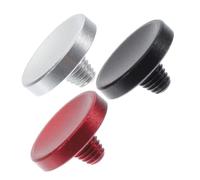 SECFOU 3pièces Bouton De Déclenchement Obturateur Concave Alliage Aluminium De Boutons pour Contrôle Précis Photographie