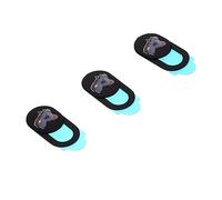 SECFOU 3pièces Couvertures De Webcam Glissières De Vie Privée pour Ordinateur Portable Et -Peeping Et -Hacking Installation Facile pour Sécurité Numérique