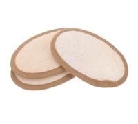 SECFOU 3pièces Éponge De Bain Loofah Exfoliant Pour Corps Avec Corde Éponge De Pratique Accessoire De Bain Styles Aléatoires