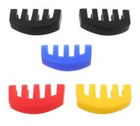 SECFOU 5pièces Lot de Sourdines pour Violon Caoutchouc de Bruit Protège Chevalet Pratique à Domicile Accessoire pour Orchestre et Entraînement Silencieux