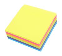 SECFOU 6 pièces Bloc Notes Adhésifs Colorés Pastel Fluorescent Fournitures de Bureau pour Étudiants et Enseignants Notes Autocollantes Pratiques pour Maison et École