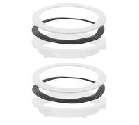 SECFOU 6pcs Joint D'évier Cuisine en Plastique Caoutchouc et Eva Accessoires de Joint pour Bonde D'évier Cuisine 110mm Écrou 83mm et Rondelle 87mm et Bac à Légumes