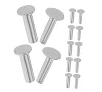 SECFOU 7 Paires De Rivets En Bois Pour Manche De Couteau De Chef Rivets Robustes Pour La Fabrication De Manches De Couteaux Pour Coutellerie Vis Pour Manche De Couteau