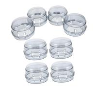 SECFOU 8pièces Couvercle De Cuisinière à Gaz Transparent Protections De Bouton Pour Sécurité Garçon Fille Couvercles De Brûleur Pour Cuisinière à Gaz Lot De Protections Pour