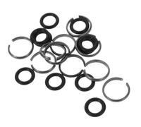 SECFOU 9 Ensembles Kit de Bagues de Retenue pour hoc Électrique et Pneumatique avec Anneau de Friction Fer Stable et Joint Torique Caoutchouc Compatible et Facile à Installer