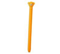 SECFOU à Stylo Pomme Style Boucle pour Stylo Journal stylos + Crayon de Stylo Crayon Stylo Cas Peau Manchon Porte-Crayon Manchon de Stylo de Surface Orange