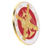 SECFOU Accessoire Commémoratif Unique Balance et Épingle de Justice en Métal Élégante pour Professionnels Droit Lors D'événements Légaux