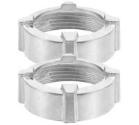 SECFOU Acier Inoxydable 2 Pièces pour Hachoir à Viande Domestique, Pièce de Rechange, Accessoire de Fixation Hygiénique pour Ustensiles Cuisine, Facile à Nettoyer, Compatible