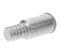 SECFOU Adaptateur à Embout Fileté Alliage Aluminium 20,4 Mm pour Manche Télescopique Droit, Connecteur pour Balai et Serpillière Métal, Accessoire de Rallonge pour Perche Télescopique