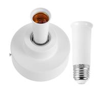 SECFOU Adaptateur LED E26/e27 pour Douille la Plafonnier Ventilateur with Plafond avec Construction Métallique Solide, Compatible Fête Estivale Maison ou Salon