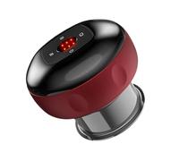 SECFOU Appareil de Massage par Ventouses Électrique 6 Niveaux, Outil Intelligent de Thérapie par Ventouses et Grattage Gua Sha, Instrument Chauffant pour Méridiens, Massage Corporel,