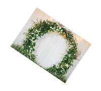 SECFOU Arrière-Plan Floral De Guirlande pour Photographie Décoration De Fête Mariage Saint-Valentin Anniversaire pour Prises De Vue Et Mises Scène