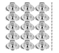SECFOU Attache pour Bâche à Œillet Boutons Rotatifs en Acier Inoxydable, 40 Sets Compacts pour Fixation Sécurisée sur Toile et Voiles, pour Équipements Extérieurs