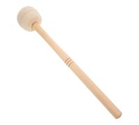 SECFOU Baguettes de Batterie en Érable Tête en Feutre, Maillets de Gong et Tambour Chamanique, Accessoires pour Musiciens et Groupes de Fanfare