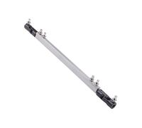 SECFOU Barre de Liaison pour Pédale de Grosse Caisse Double, en Métal Argenté, Accessoire pour Batterie Professionnelle, Compatible Double Pédale, Fournitures pour Kits de Batterie,