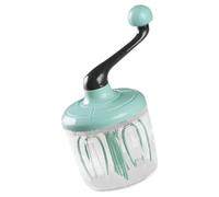 SECFOU Batteur Manuel à Manivelle à Œufs Léger Ergonomique pour Cuisine Maison Mélangeur Polyvalent pour Gâteau Café Mousse et Blancs Œufs Outil de Cuisine Portable et Résistant