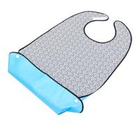 SECFOU Bavoir Adulte Réutilisable en Polyester Bouton, Résistant à L'usure et Léger, Design Humain pour Festivals, Bavoir Ajustable pour Seniors et Adultes