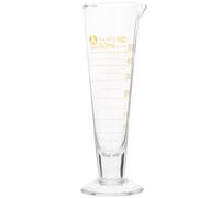 SECFOU Bécher en Verre Gradué 50ml Base Ronde Résistant la Chaleur Produits Chimiques, Tasse à Mesurer pour Liquides en Matériau Synthétique Laboratoire Cuisine