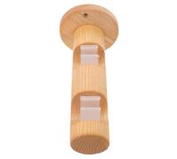 SECFOU Bois de Hêtre Support de Tringle à Rideaux, Mural | Aperçu Japonerie Minimaliste, Installation Simple, Maintien Robuste pour Rideaux Lourds, la Cuisine et Fenêtres