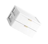 SECFOU Boîte de Rangement Multicouche Blanche à Tiroirs en Plastique PP, pour Maquillage et Cosmétiques, Maison Bureau, Rangement Organisé