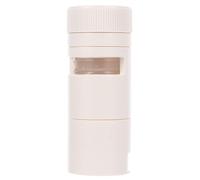 SECFOU Boîte Pilulier de Poche avec Broyeur et Coupe-comprimés Conteneur Multifonction Compartiments Plastique