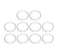 SECFOU Boîtes de Pétri pour Expériences Scolaires Résistantes Corrosion Chaleur en Verre Haute Borosilicate 10pcs et Analyses Biologiques en Laboratoire