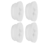 SECFOU Bouchons à Vis en Plastique Blanc Forme en X Ensemble de 4 Facile à Verrouiller pour Seau D'eau 200 L pour Irrigation Agricole et Usage Domestique