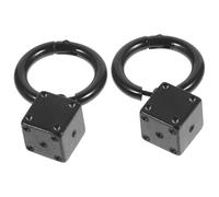 SECFOU Boucles Oreilles Femme Esthétique Acier Inoxydable Décor Dé Dice Légère Confortable pour Oreilles Percées Accessoire Mode Polyvalent