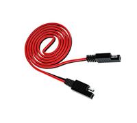 SECFOU Câble SAE Double Interface 1 Mètre, Extension pour Chargeur Maintien de Charge Moto et Auto, Câble de Connexion Batterie Cosses à Œillet pour Usage Quotidien
