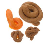SECFOU Caca Réaliste en TPR avec Texture Vivante, Accessoires de Farces Idiotes pour Salle de Bain et Bureau, Facile à Transporter et Sécurisé pour Garçon et Filles