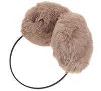 SECFOU Cache-oreilles en Fausse Fourrure pour Femmes, Chaud et Confortable, Style Mode en Peluche Douce, pour L'hiver en Extérieur, Protection des Oreilles Cheveux