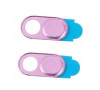 SECFOU Cache Webcam en Alliage D'aluminium 2pcs Protection Anti-Hacking Facile à Retirer pour Ordinateur Portable Tablette Style Métallique Élégant