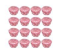 SECFOU Caissettes en Papier pour Cupcakes de Cœur Rouge, 100 Pièces, Résistantes Four et Anti-huile, pour Fêtes Saint-valentin et Cuisson Maison