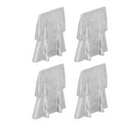 SECFOU Cales en Fer Argentées 4pcs pour Poignée de Marteau et Coin Multifonctionnel Portable, Facile, pour Boîte à Outils Familiale et Usage Domestique