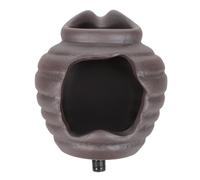 SECFOU Circulating Ceramic Fountain Jar with Quiet Water Flow Compact Indoor Hydroponic Vase Planter for Office and Home Water Garden Decor